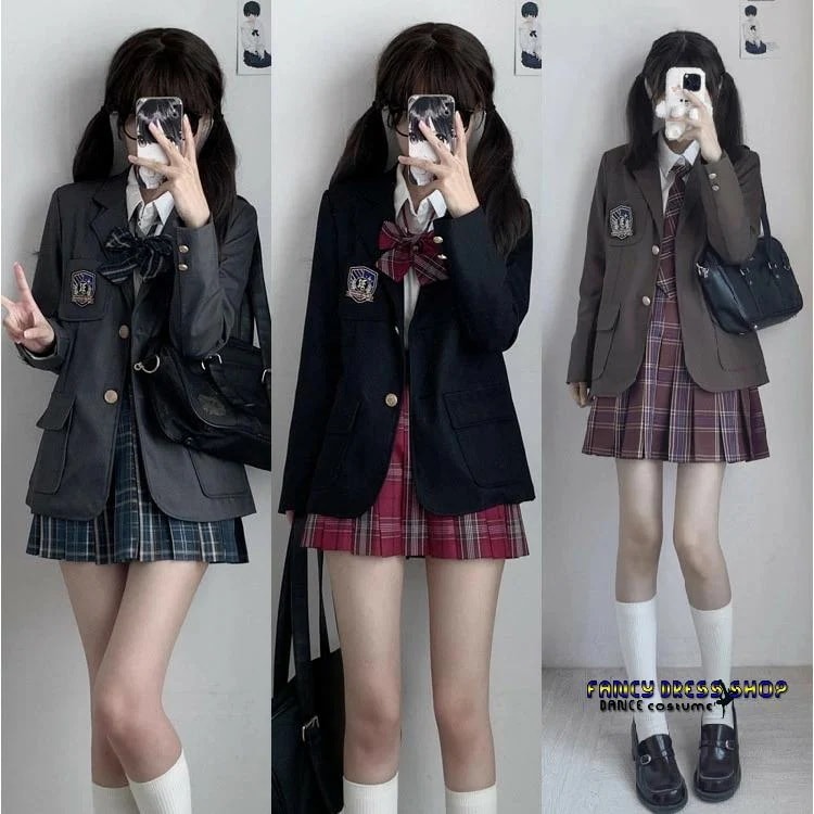 ラケット陸上格闘技ダンス高校生 韓国 小学校女子 スーツ 5点セット 160 なんちゃって制服 スーツ 卒服 ブレザー 【制服標準装備】卒業式 制服 女の子 小学生 入学式 ピアノ発表 フォー