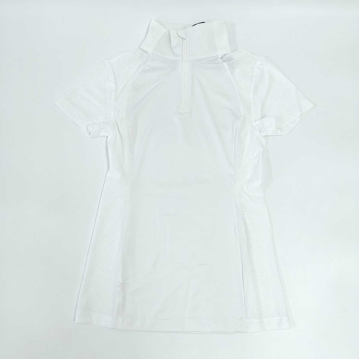 【中古】 RENNES COMPRESSION ハーフジップ 半袖 シャツ インポートサイズXS NOEL ASMAR 乗馬 馬術