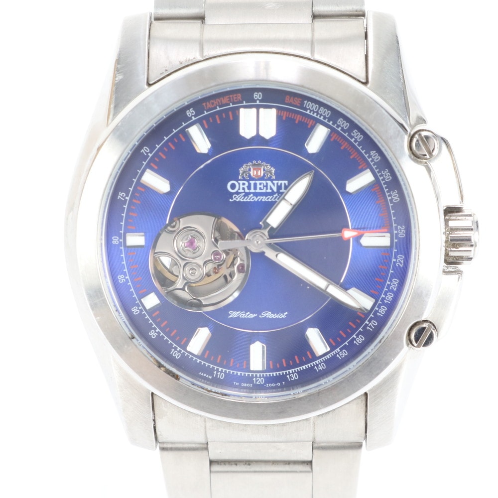 美品 オートマティック DB02-C1-B 腕時計 シルバー ブランド メンズ RRM DM18-2 中古