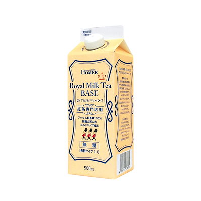 他サイト： HOMER(ホーマー) UCC 紅茶専門店 ロイヤルミルクティーベース 無糖 GT 500ml ×12本の商品画像