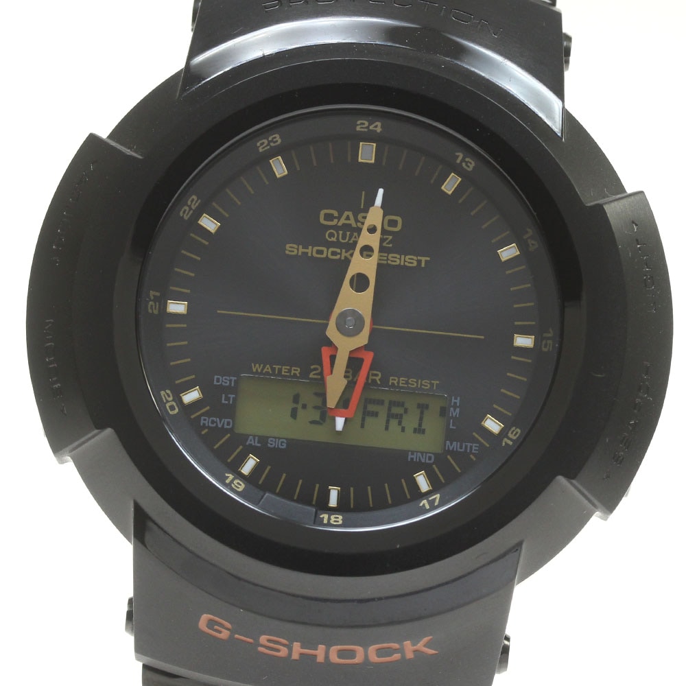 カシオ CASIO AWM-500UA-1A G-SHOCK フルメタル ユナイテッドアローズ別注 ソーラー電波 メンズ 極美品 箱・保証書付き_868188【ev10】【中古】