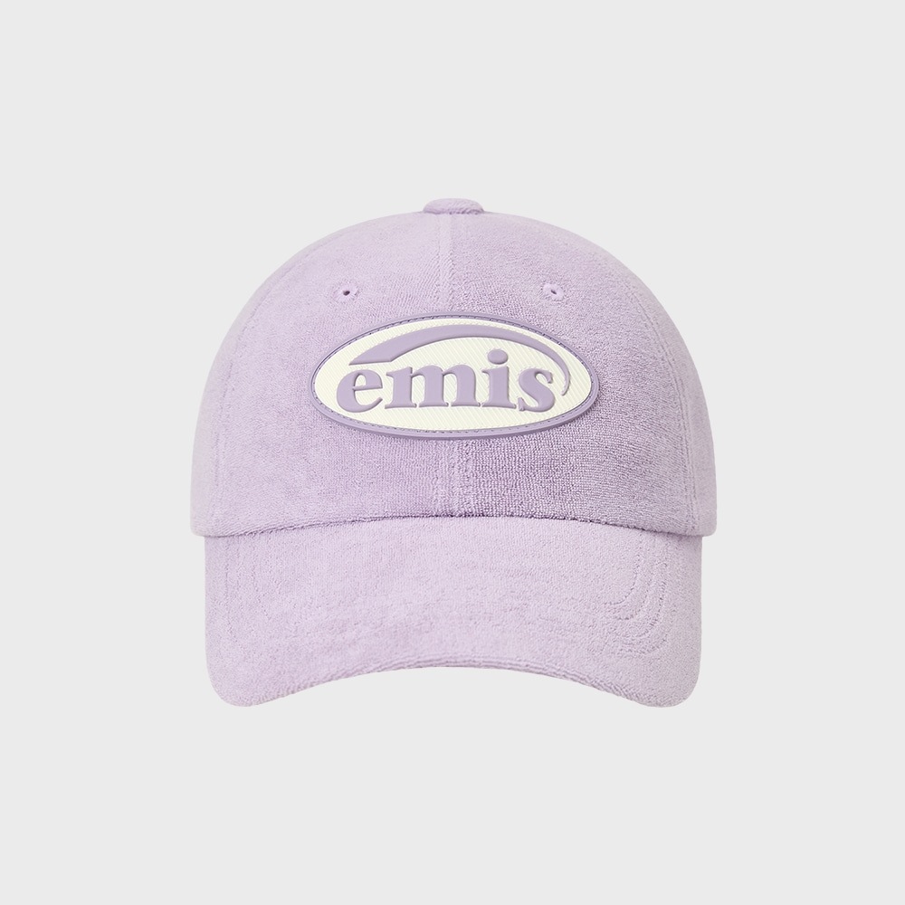 Yimis テリーボールキャップ-ライトパープル