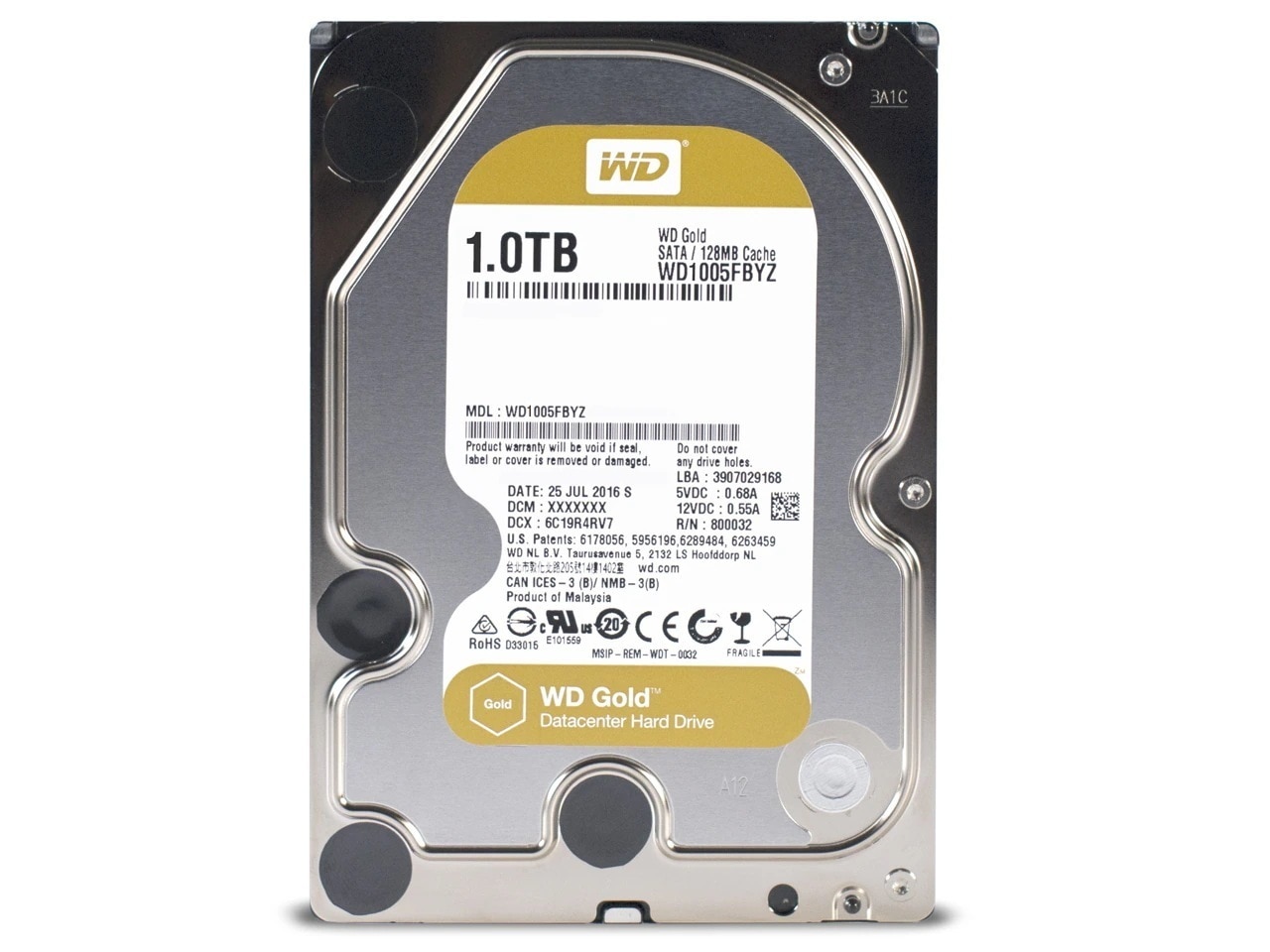 WD1005FBYZ [1TB SATA600 7200] HDD(3.5インチ)