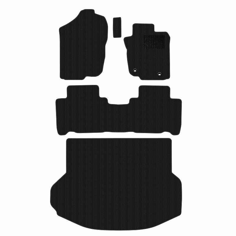 [優れた品質で安売りに挑戦]トヨタ ハリアー 60系 フロアマット + トランクマット(ラゲッジマット) [3色から選択]