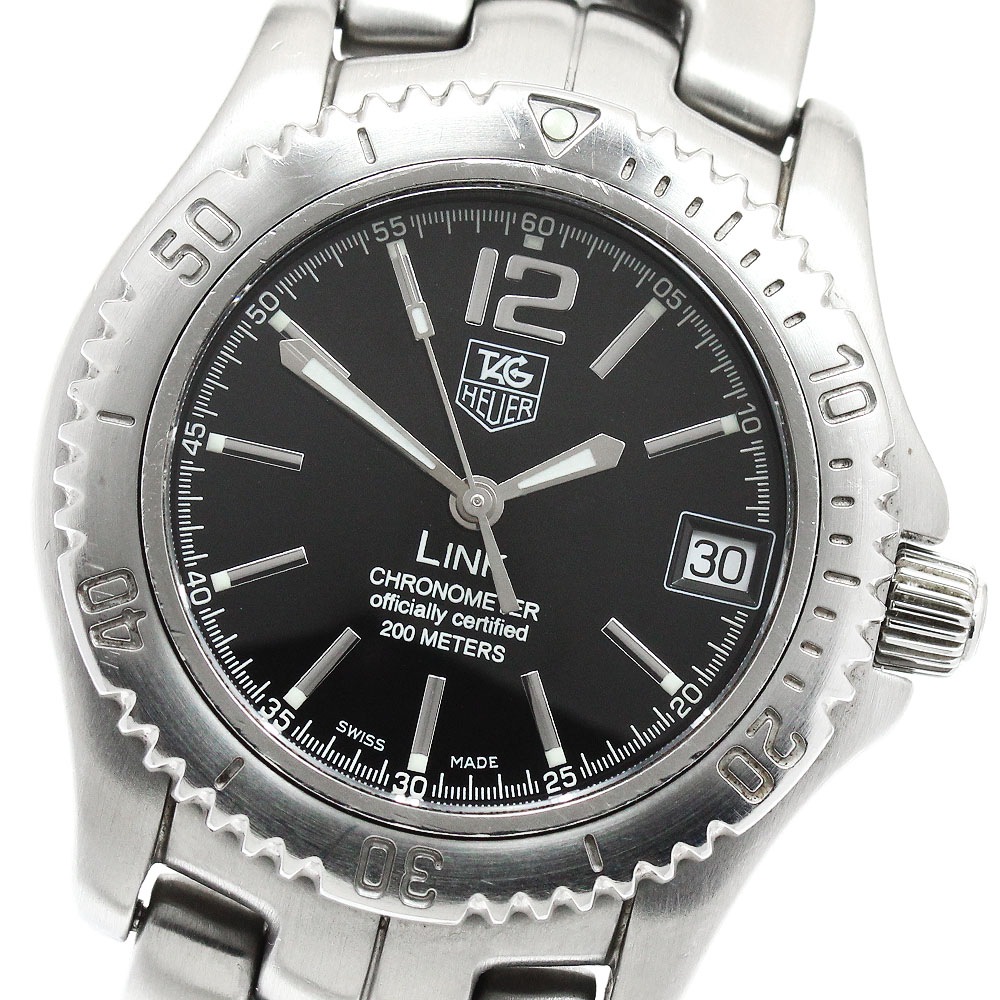 タグホイヤー TAG HEUER WT5210 リンク クロノメーター デイト 自動巻き メンズ _946640【中古】
