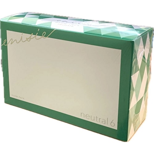 最安値　エニシーグローパック ニュートラル 6個入り 正規品 neutral 6 炭酸ガスパック ハーブの香り