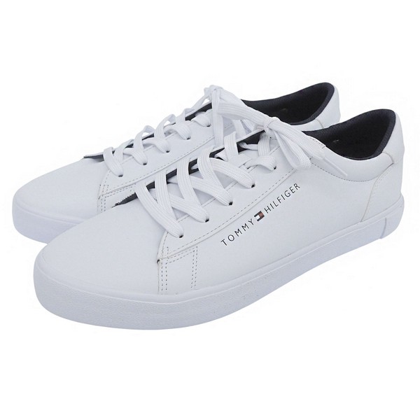 トミーヒルフィガー 靴 メンズ スニーカー 27cm ホワイト TMRIBBY TMRIBBYWHI0127 TOMMY HILFIGER