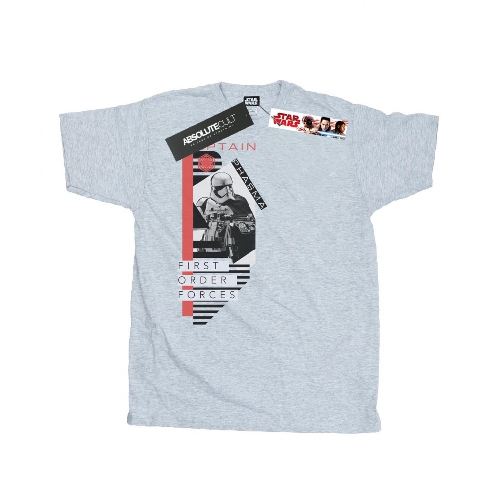 (英国より直送) スター・ウォーズメンズ最後のジェダイキャプテン・ファズマ Tシャツ