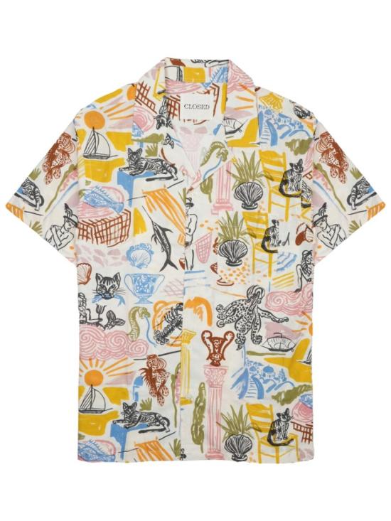 CLOSED Men Shirts C8444426BPR 101 Neutrals