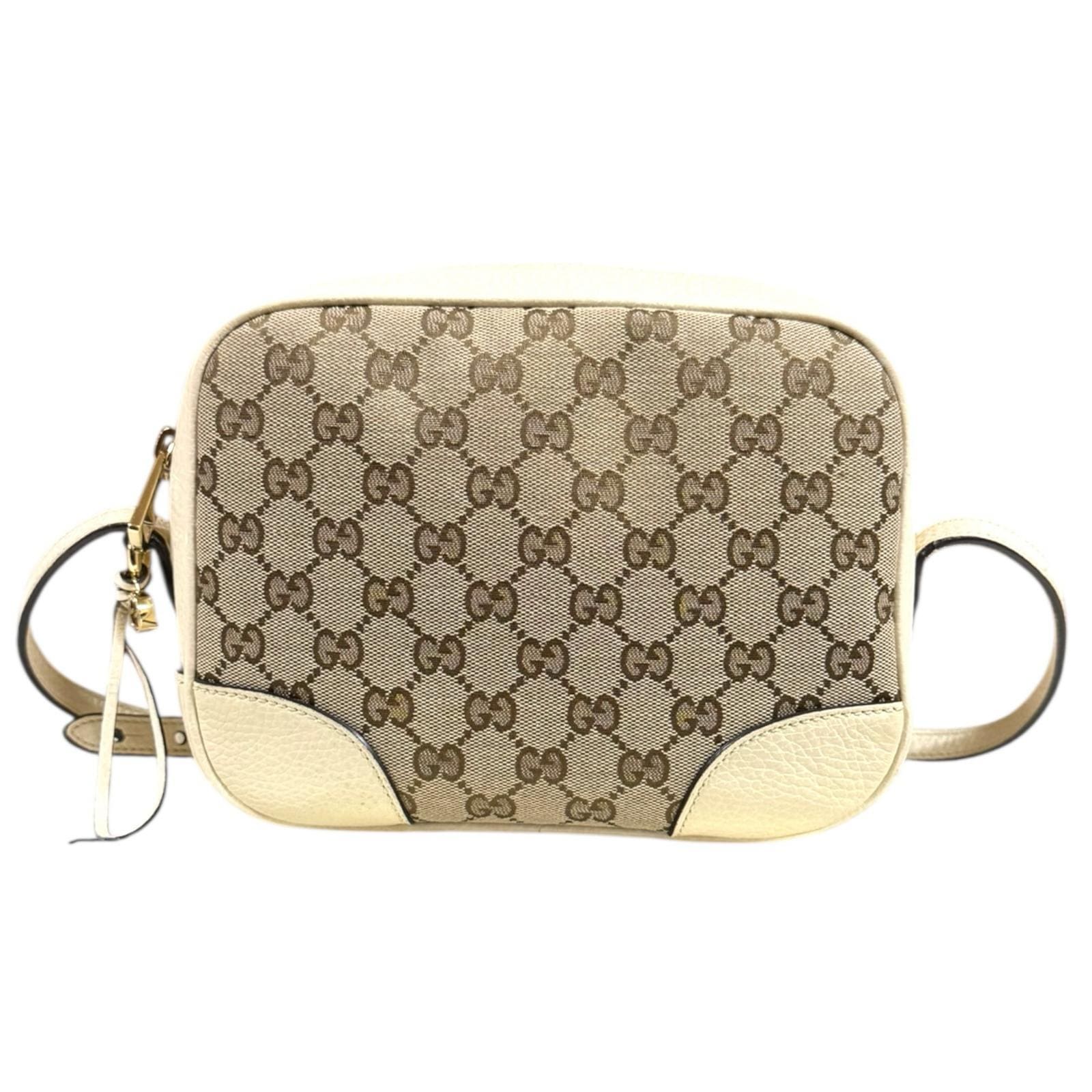 グッチ GGキャンバス ショルダーバッグ GGキャンバス 449413 ベージュ GUCCI 中古
