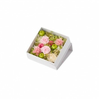 フラワーアレンジ ポム ミディ F-6189