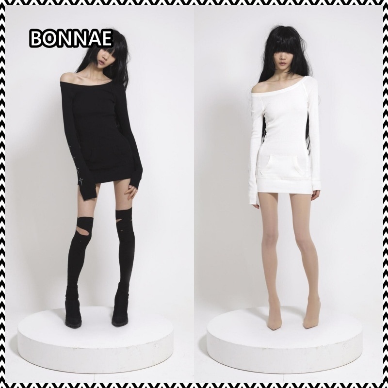 BONNAE Off-shoulder mini dress 14,171円