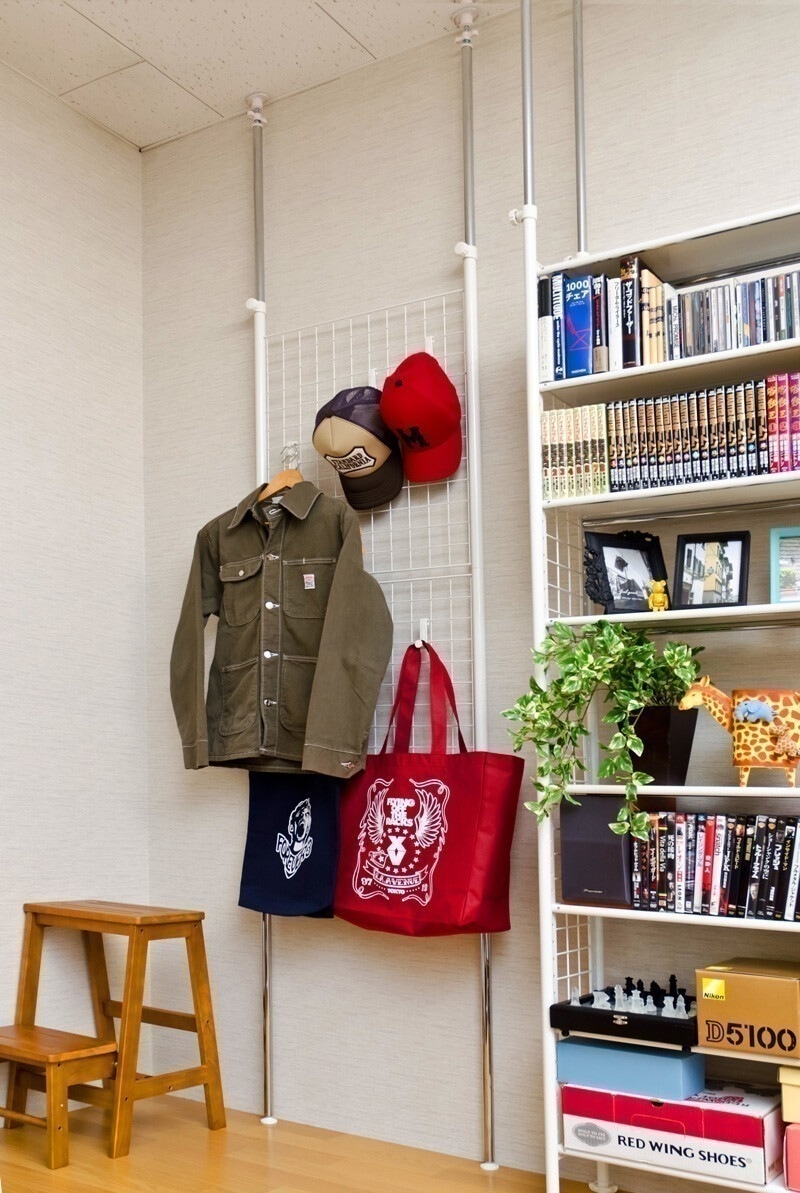 パーテーション 衝立 突っ張り おしゃれ 間仕切り 目隠し つっぱり メッシュハンガー パーティション インテリアスクリーン 幅640mm 高さ1630-2880mm