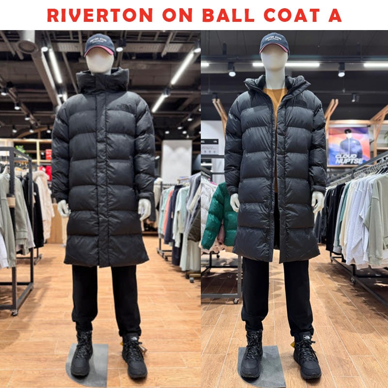韓国正規品保証 関税負担な NI3NR51J RIVERTON ON BALL COAT Aデイリー 基本 着装 男子 女子 人気 韓国 ファッション 男女共用 アウ
