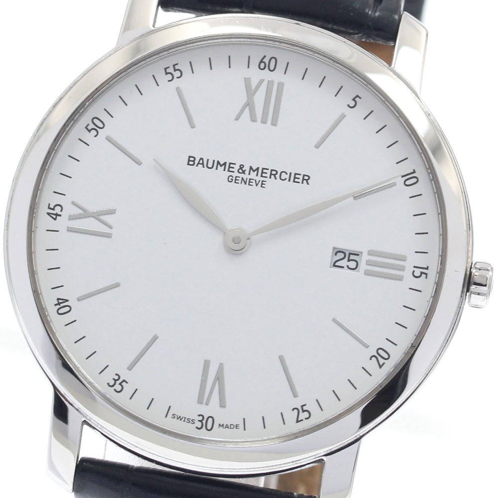 ボーム＆メルシェ Baume & Mercier M0A10097 クラシマ デイト クォーツ メンズ _942545【中古】