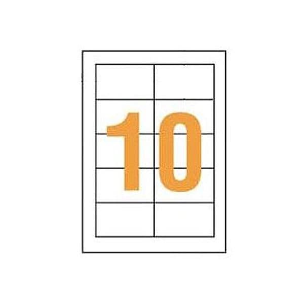 （まとめ）ライオン事務器 LPタックラベル A4判 51×86mm LP-210 1パック（1000片：10片×100シート） (×3セット)