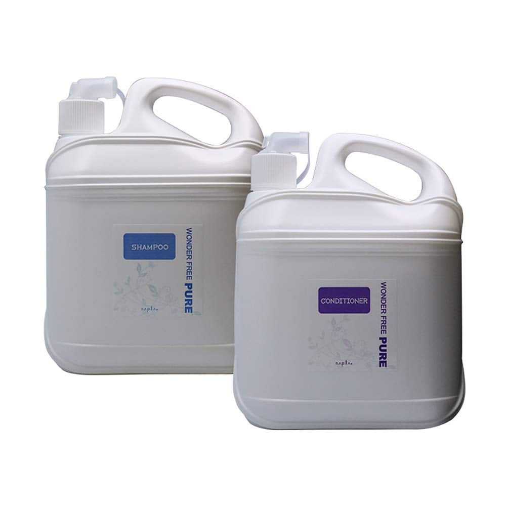 ナプラ ワンダーフリー ピュア シャンプー ４L 1個 + コンディショナー ４L 1個 計2個 業務用セット サロンシャンプー 人気 シャンプー トリートメント セット napla 肌 ハーブ 保湿