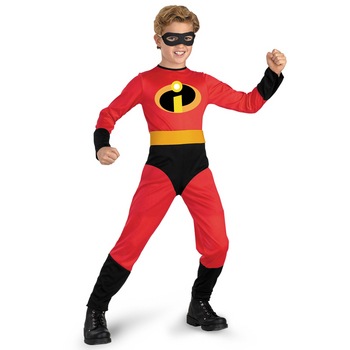 コスプレ 仮装 ダッシュDash クラシック 男の子用 M(7-8) 【 コスプレ 衣装 ハロウィン 仮装 コスチューム 子供 アニメ ディズニー グッズ キッズ Mr.インクレディブル 子ども用 ピ