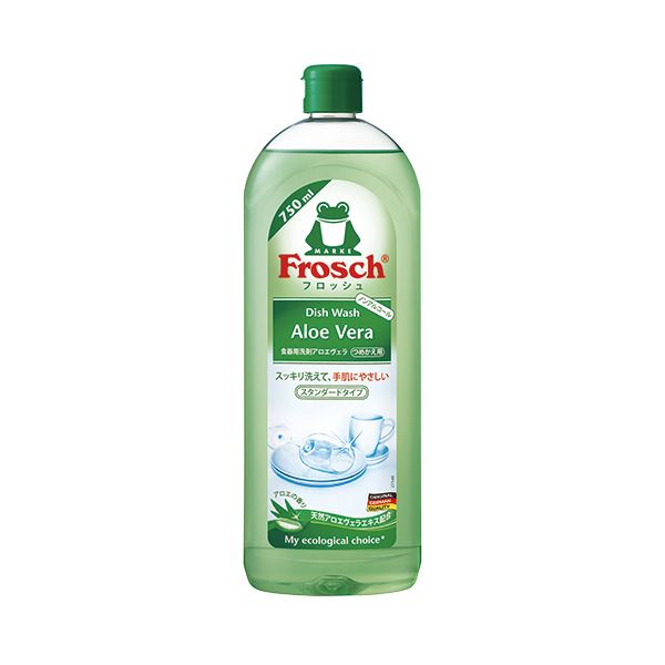 （まとめ）旭化成ホームプロダクツ フロッシュ食器用洗剤 アロエヴェラ 詰替用 750ml 1本(×10セット)