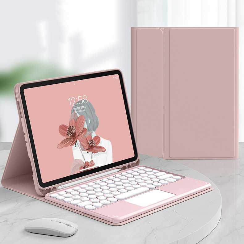 Ipad 第 10 世代ラウンドキャップ Magic Touch Air4 Bluetooth 5 キーボード 10.9 磁気ペンスロットレザーケース Pro11 インチに適しています