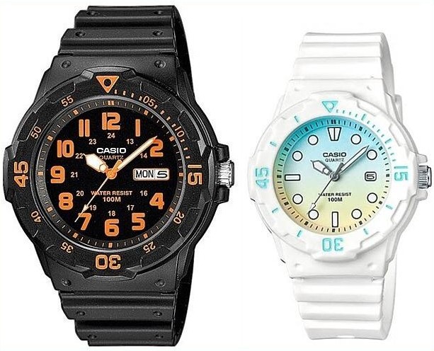 ペアウォッチ 腕時計 ラバーベルト 海外モデル MRW-200H-4B/LRW-200H-2E2 5,437円