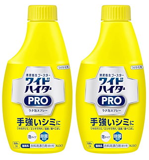 ワイドハイター ＰＲＯ ラク泡スプレー つけかえ用 300ml ×2個