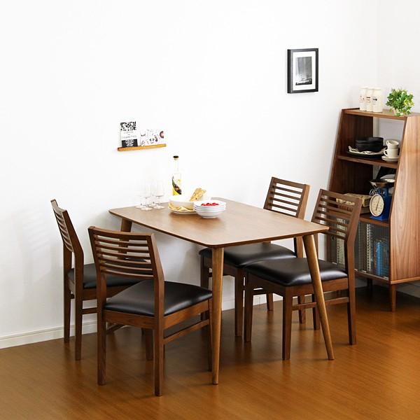 ダイニング5点セット ダイニングテーブル ダイニングチェア 4脚 長方形 机 椅子