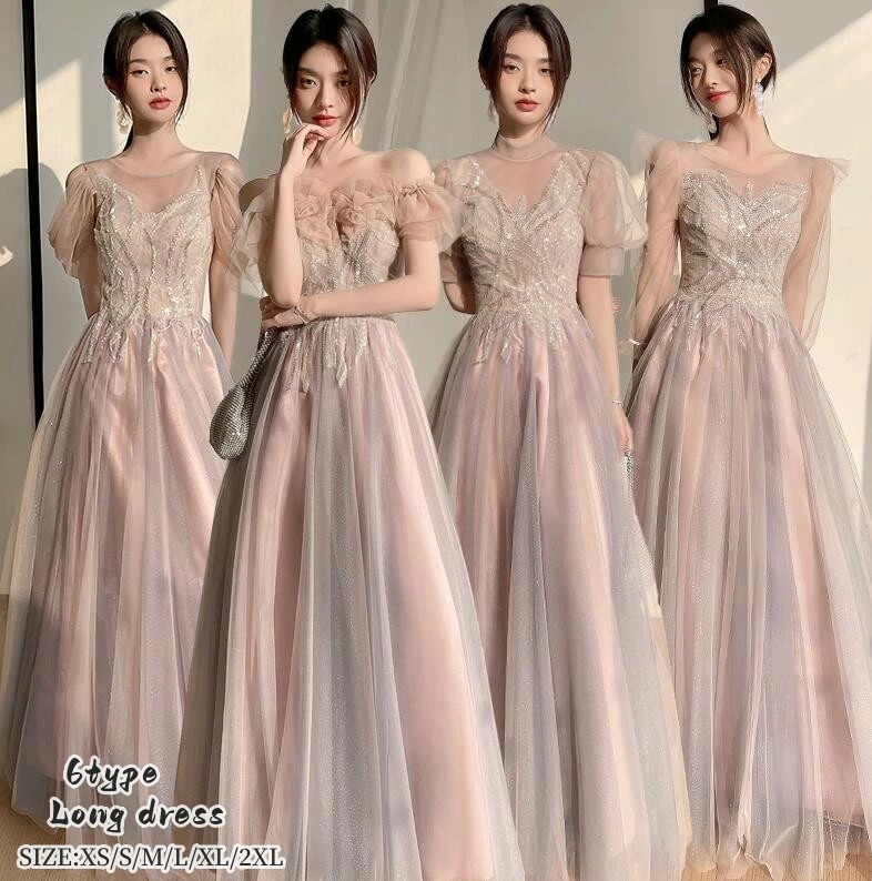 ロングドレス 人気新作 演奏会 Long dress ブライズメイド ドレス ウエディングドレス パーティードレス 結婚式 大きいサイズ 上品 大人 お呼ばれ フォーマル 発表会 披露宴 20代 30