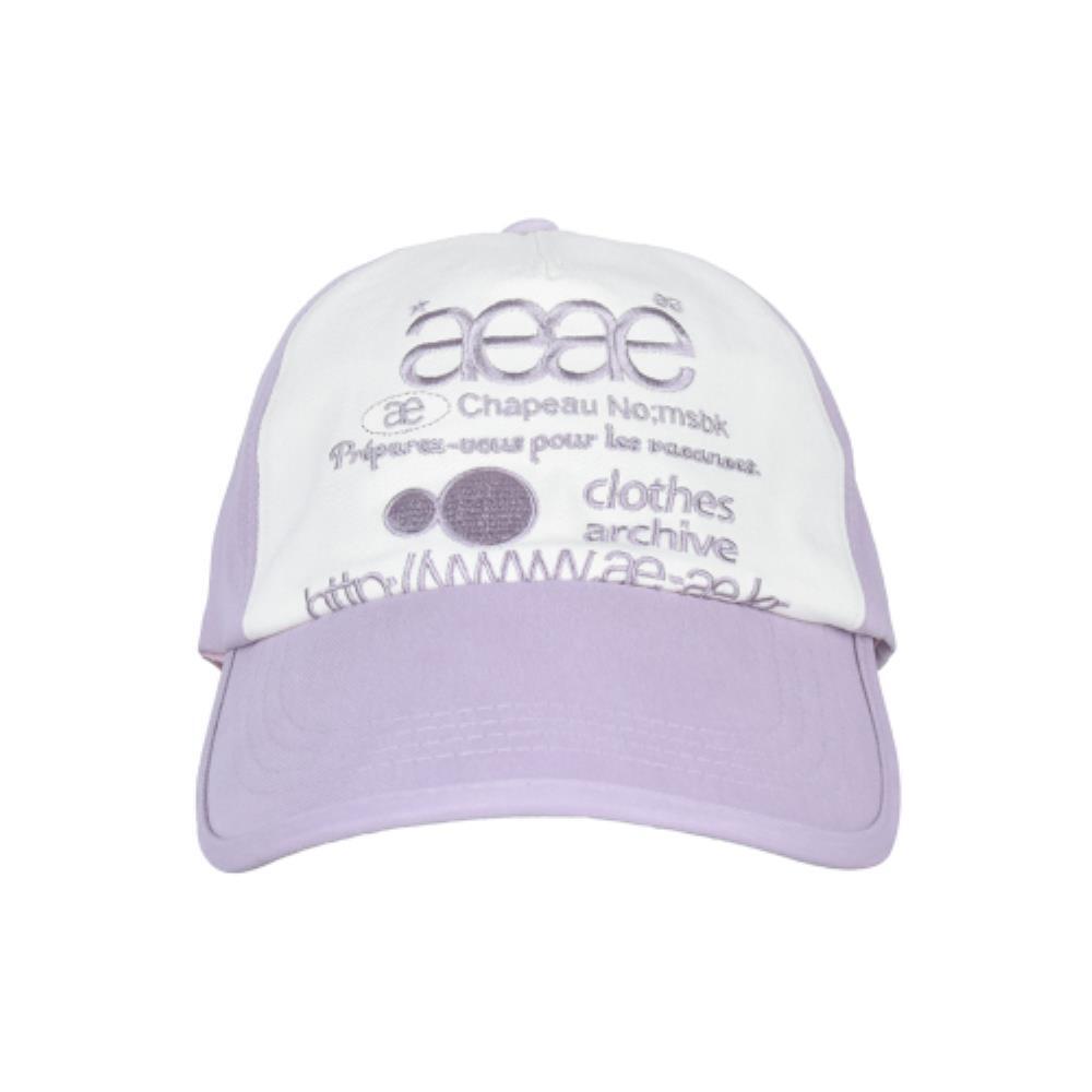 AEAE WEB LOGO 5 PANNEL BALL CAP LAVENDAR A231UAA02LA 5,835円
