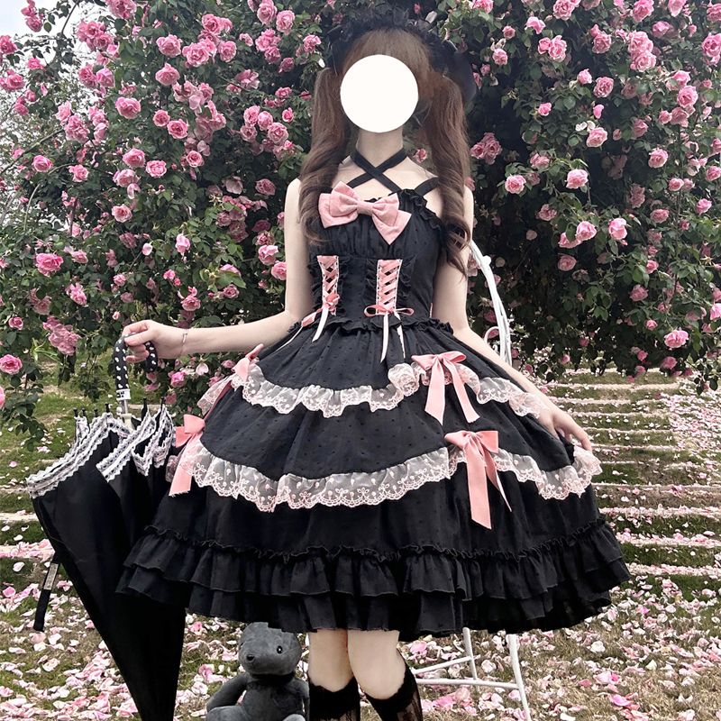 二次元 ワンピース かわいい デザイン 洋装jskキャミソールワンピース