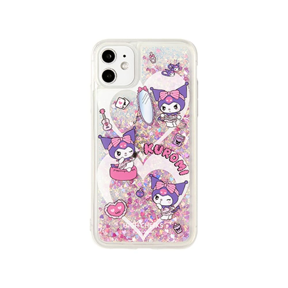 HIGH CHEEKS］ Cherry Hello kitty Glitter Case スマホケース