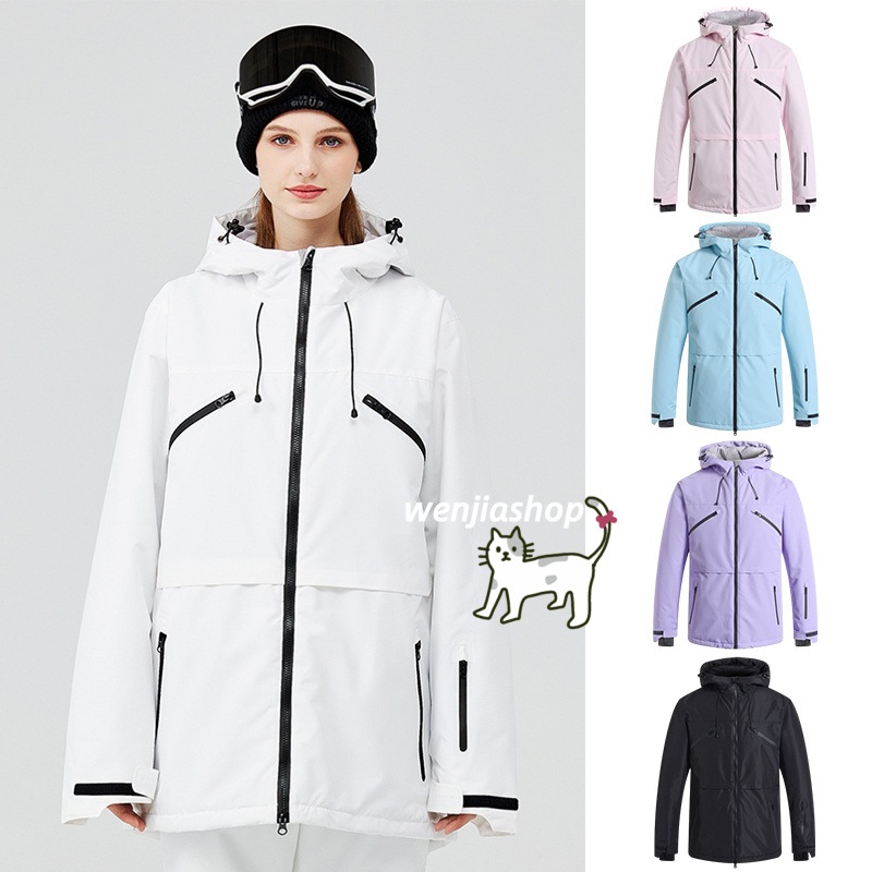 スノーボードウェア 2024 2025 単品 トップス レディース メンズ ジャケット パーカー アウター スノーウェア スノボーウェア スキーウェア スノボウェア 韓国風 防水防風防寒着