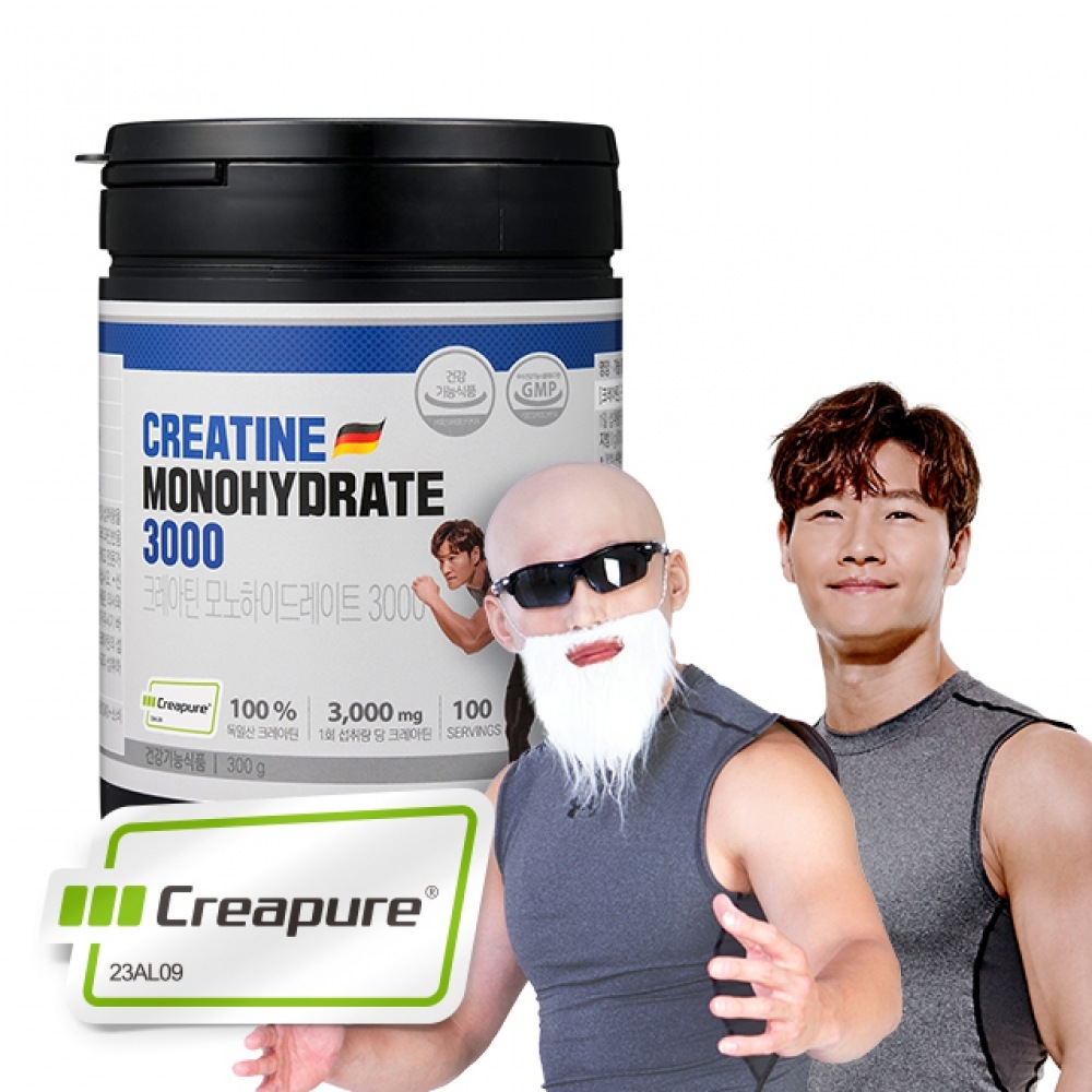 カロバイクレアチン一水和物 3000mg キム・ジョングクヘルスブースター 300g 100回分