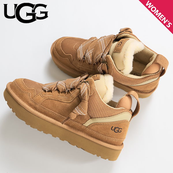 Qoo10] UGG スニーカー ローメル レディース ブラウ