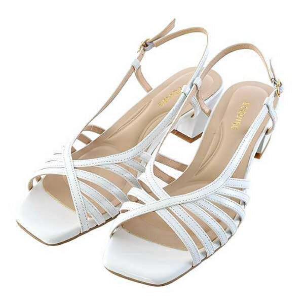 [] 女性ストラップサンダル 4CM(EQFMSD966WH) (P003814603)