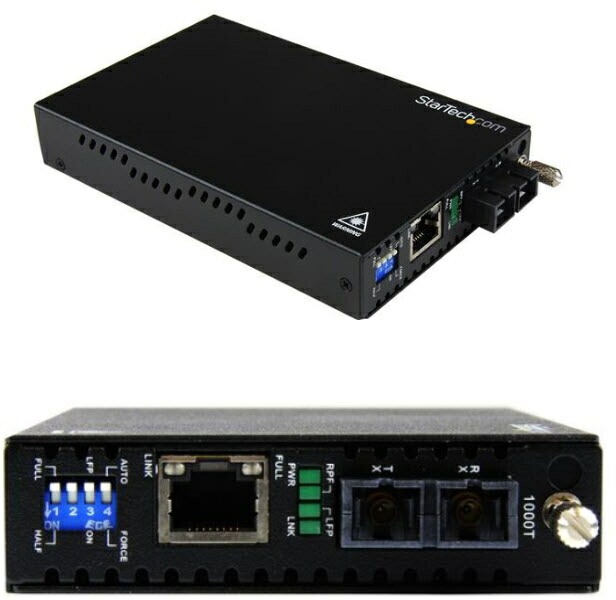 StarTech.com [ET91000SC2] ギガビットイーサネット光メディアコンバータ マル