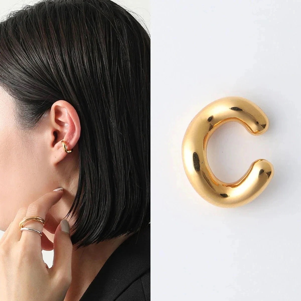 Charlotte Chesnais シャルロットシェネ イヤーカフ BO CUFF WAVE 22BO118VER レディース イヤカフ 片耳販売 アクセサリ】 18,007円