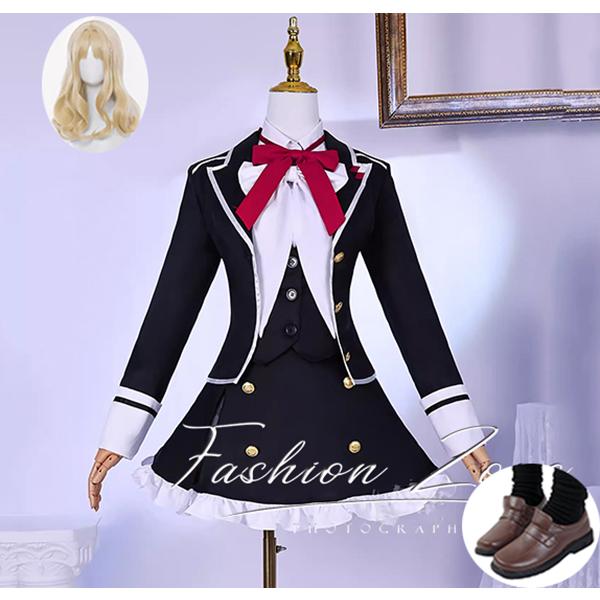 ディアボリックラヴァーズ DIABOLIK LOVERS 風 小森ユイKomori Yui コスプレ衣装 ウィッグ 靴 cosplay ハロウィン 演出服 変装