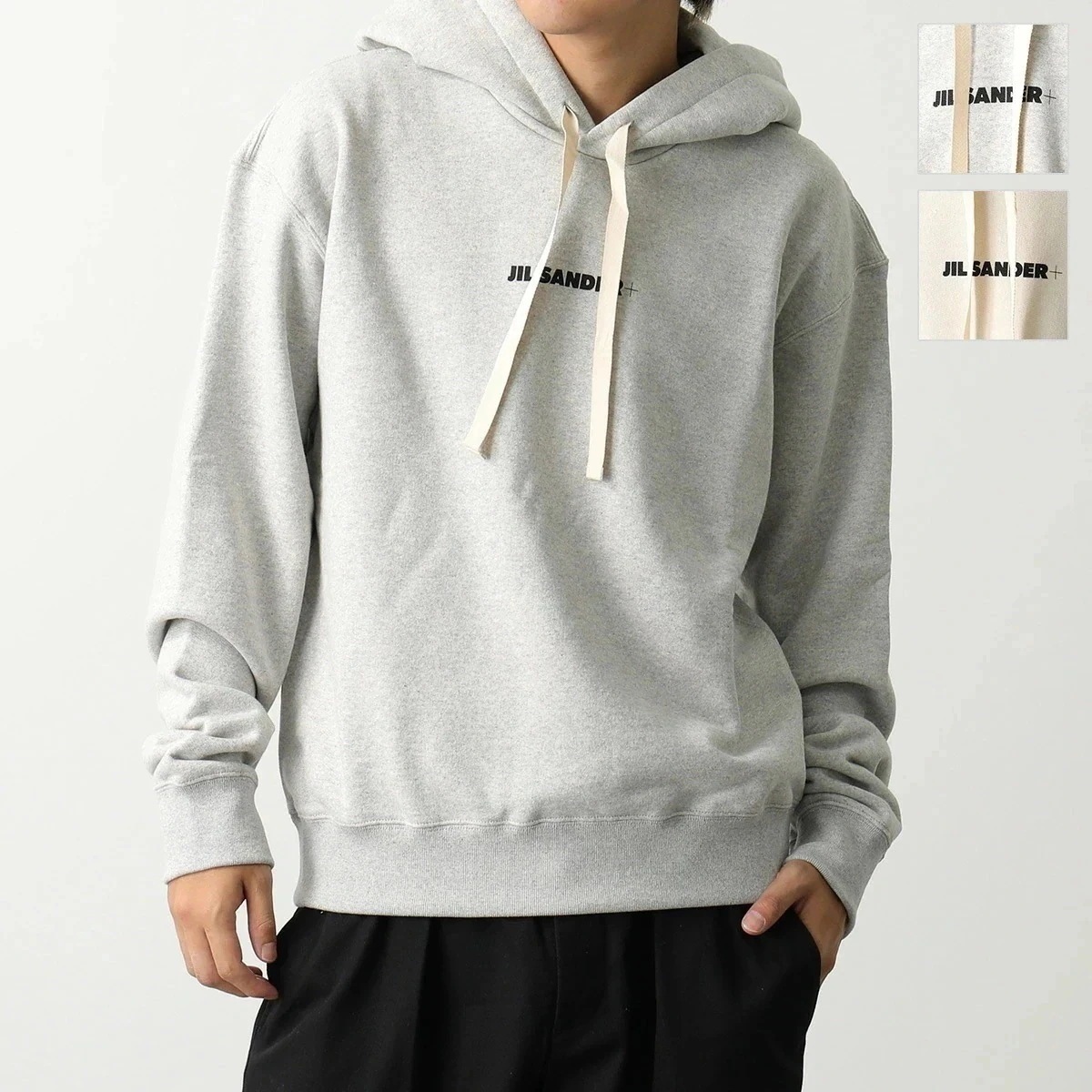 JIL SANDER+ ジルサンダー プラス パーカー J47GU0002 J20010 メンズ プルオーバー スウェット ロゴ 長袖 カラー2色