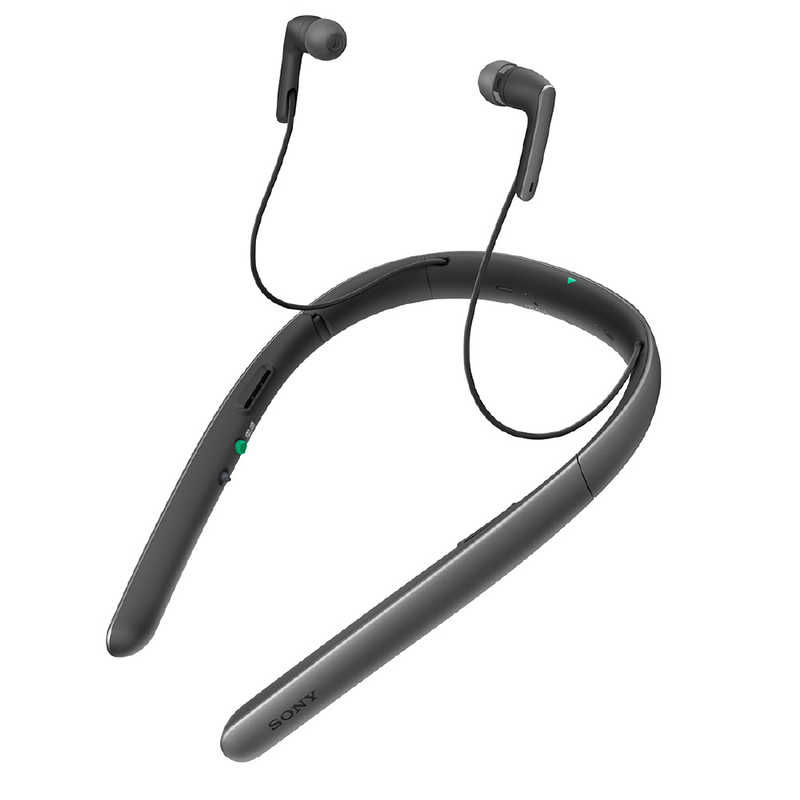 ソニー　SONY　有線首かけ集音器(テレビ用スピーカー機能付き) ［ネックバンド /φ3.5mm ミニプラグ］ ブラック　SMR-10