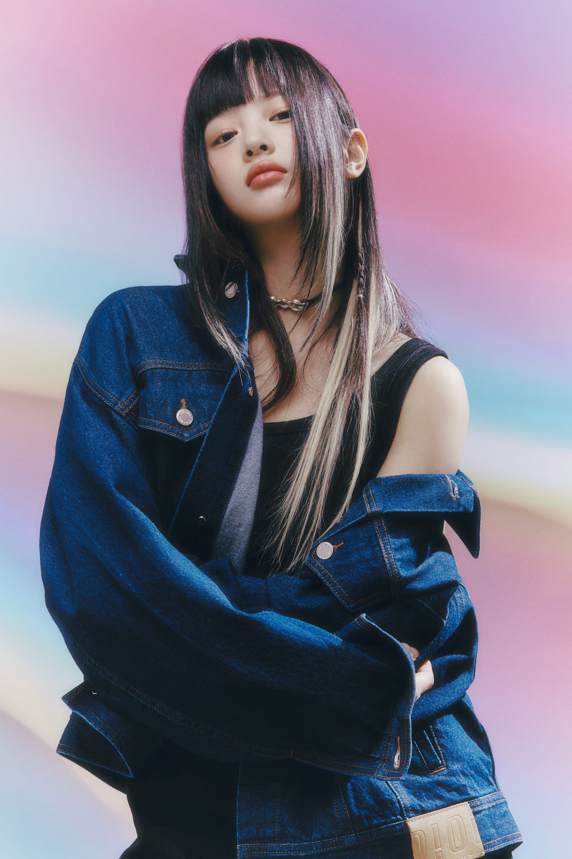 [ニュージーンズ ハニー 着用] COMFORT DENIM JACKET