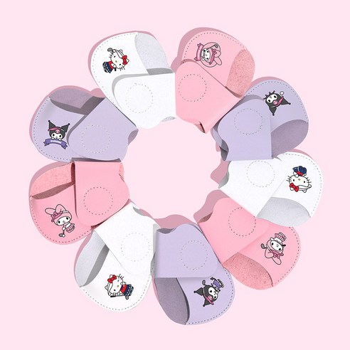 [韓国版 / 公式ライセンス] サンリオ アイアンカバー 8枚セット キティ/クロミ/マイメロ 3種