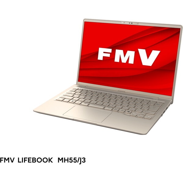 FMVM55J3G ベージュゴールド FMV LIFEBOOK MH55/J3 ノートパソコン 14型 / Win11 Home / Office搭載