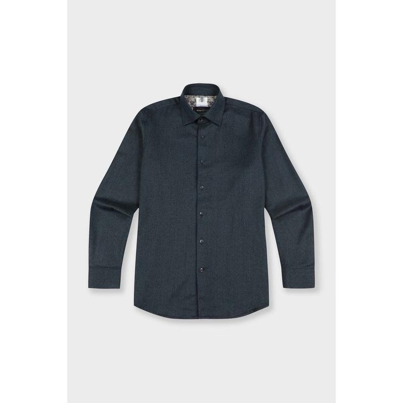 [イタリア輸入生地] レダウールウォッシャブルソリッド起毛シャツYJ4WUA745MI