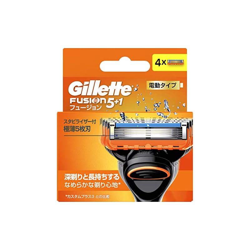 Gillette フュージョン 電動タイプ 替刃4コ入