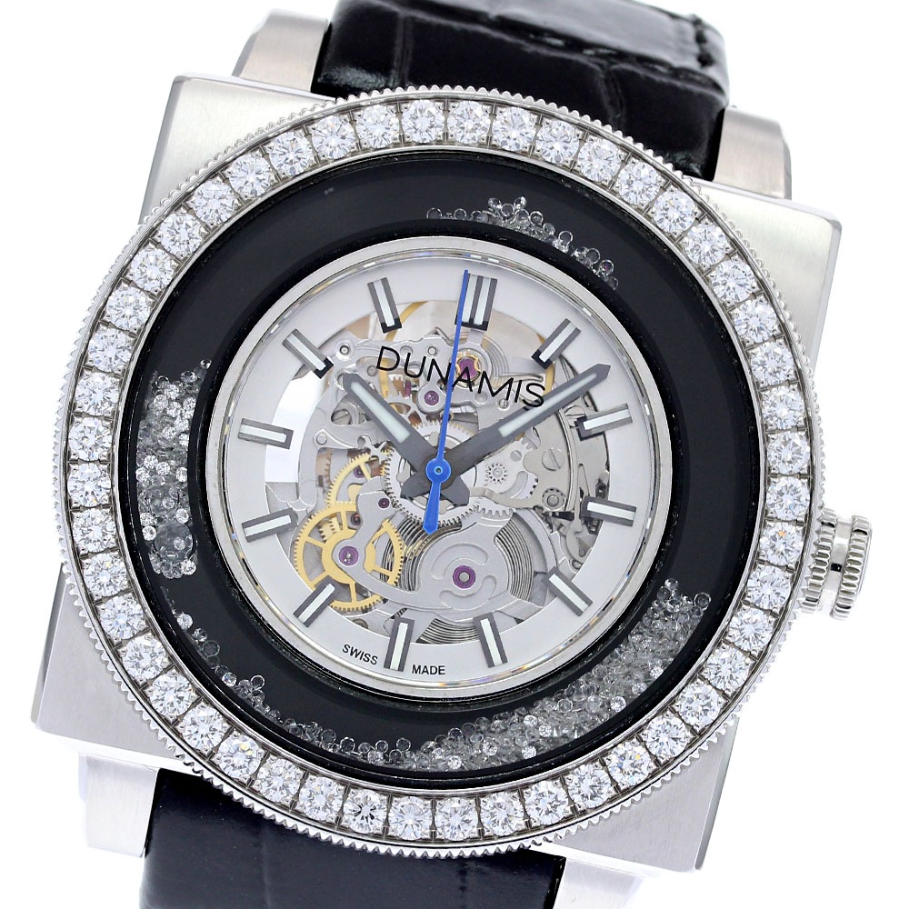 デュナミス DUNAMIS HBS0002 ヒュブリス ダイヤモンドベゼル 自動巻き メンズ 良品 _835577【中古】