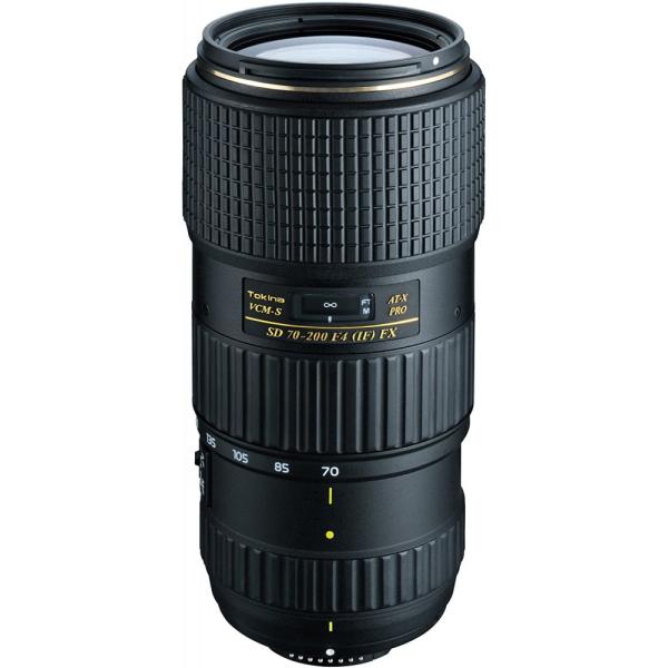 【中古】トキナー Tokina 望遠ズームレンズ AT-X 70-200mm F4 PRO FX VCM-S ニコン用 フルサイズ対応 216569