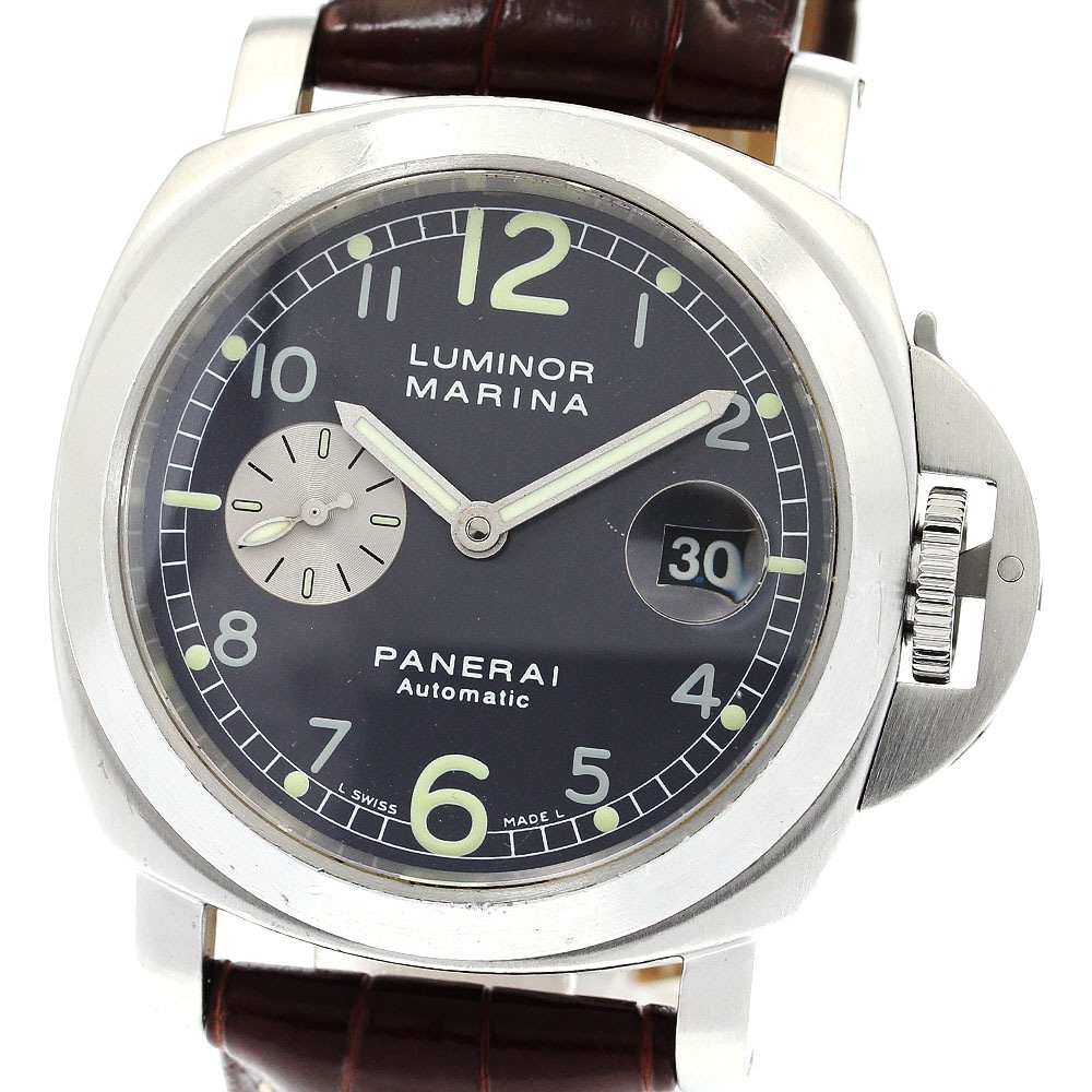 パネライ PANERAI PAM00086 ルミノール マリーナ デイト スモールセコンド 自動巻き メンズ _903146【中古】 229,320円