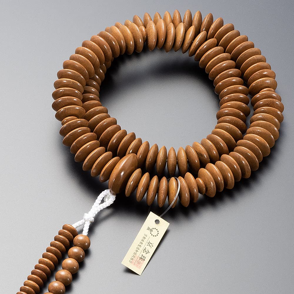 仏壇屋 滝田商店 数珠 天台宗 寺院用 大平天台 男性用 本式数珠 正梅 正絹華梵天房 京念珠 僧侶用 お寺用 証明書付