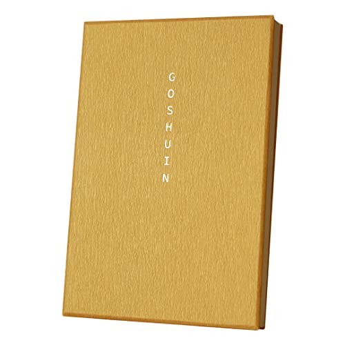 御朱印帳 「満月」（まんげつ）大判サイズ 紙表紙 謹製 越前和紙使用 じゃばら合掌製本 日本製